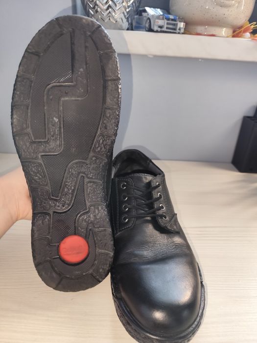 Eleganckie skórzane półbuty męskie 40