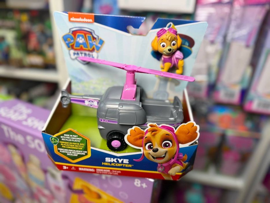 Герої PawPatrol Щенячий Патруль машинки з фігурками в асортименті