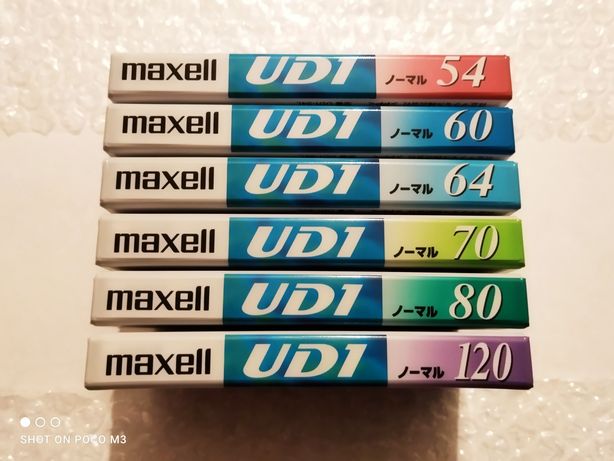 Аудиокассеты MAXELL UD1 Japan market аудио кассеты