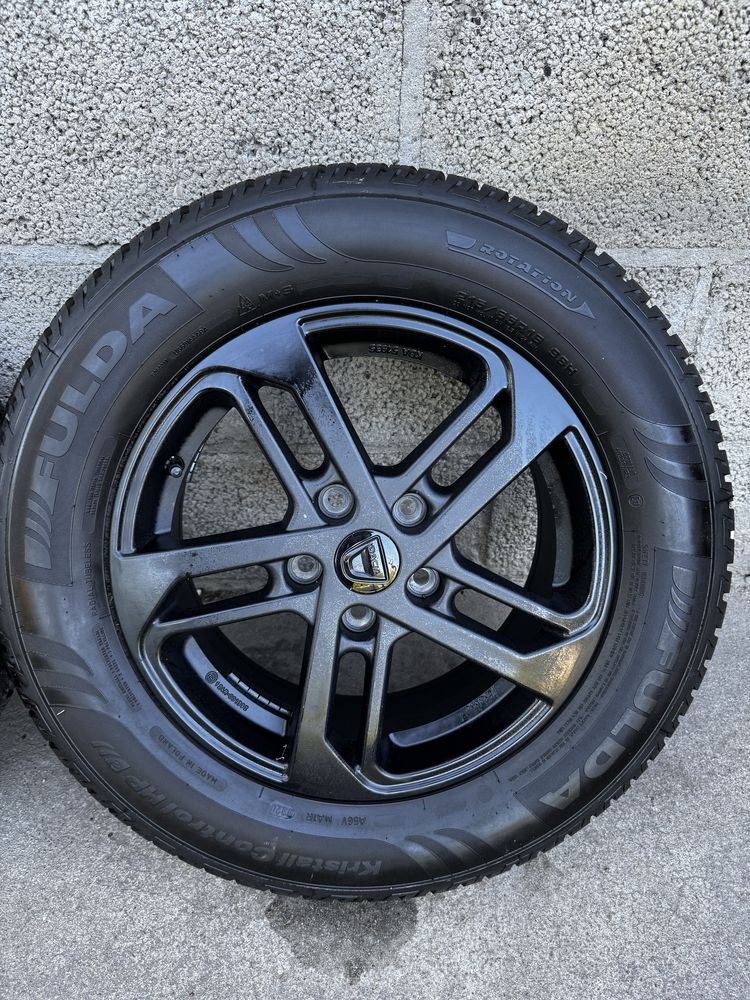 Oryginalne Koła Zimowe R16 5x114.3 Dacia Duster Opony 215/65/16