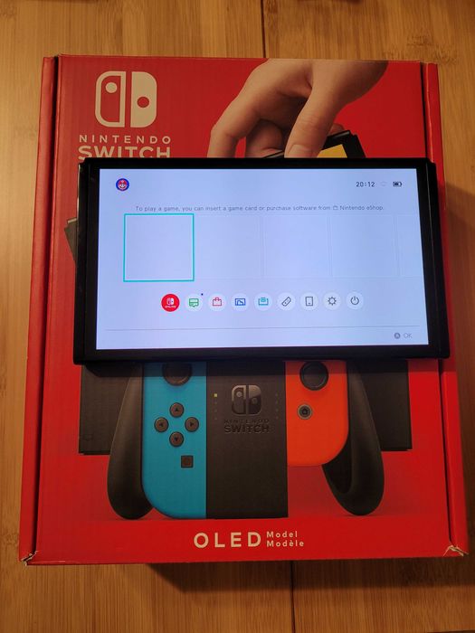 Nintendo Switch Oled Sam Tablet + Pudełko Idealny Stan jak Nowa