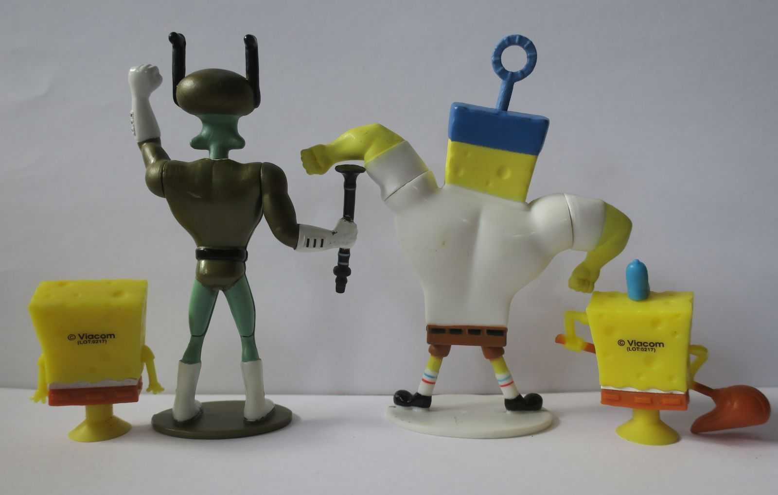 Zestaw cztery figurki Skalmar Spongebob Viacom oryginalne