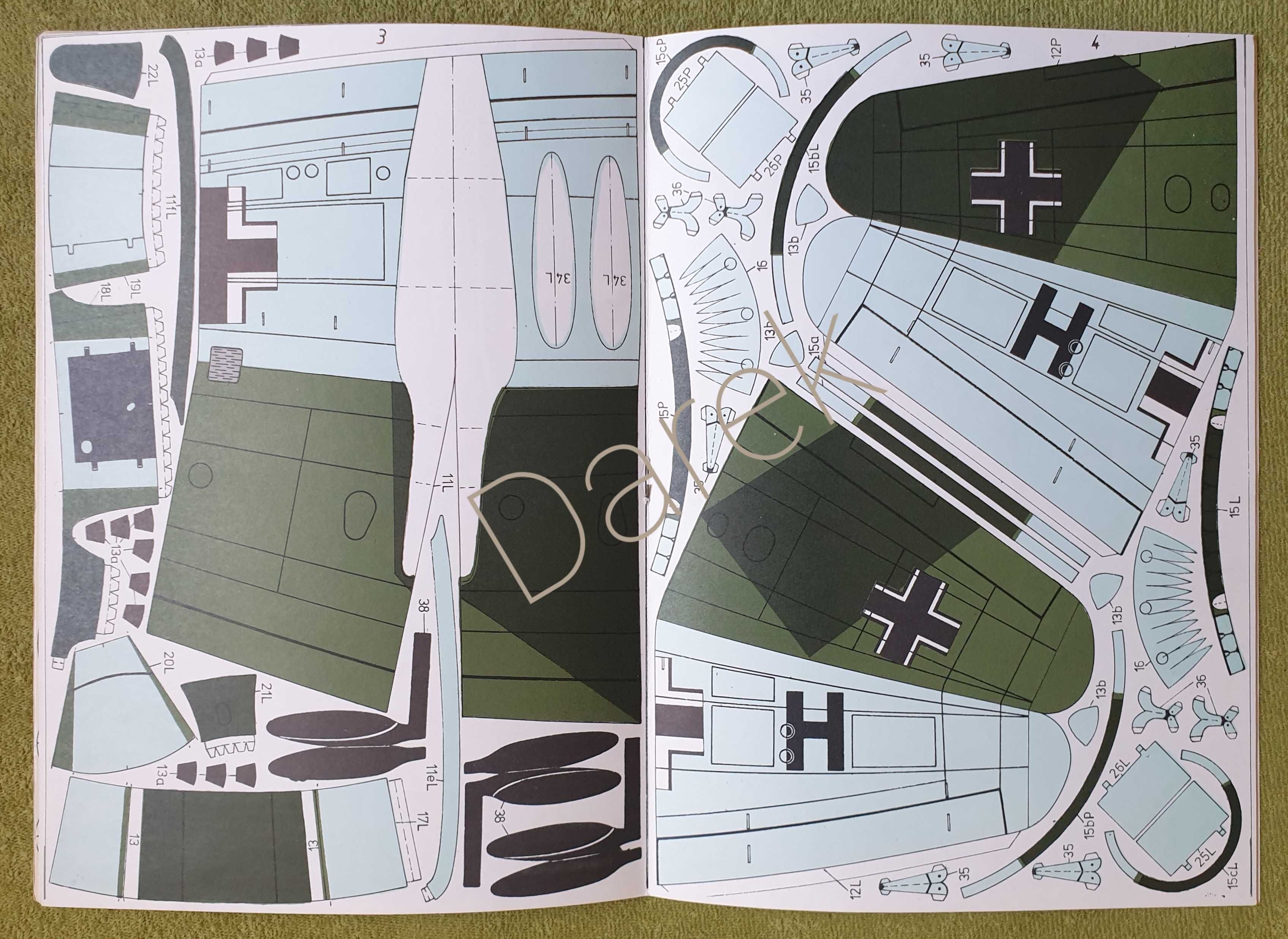 JUNKERS Ju-88 A GPM Nr 01 model kartonowy
