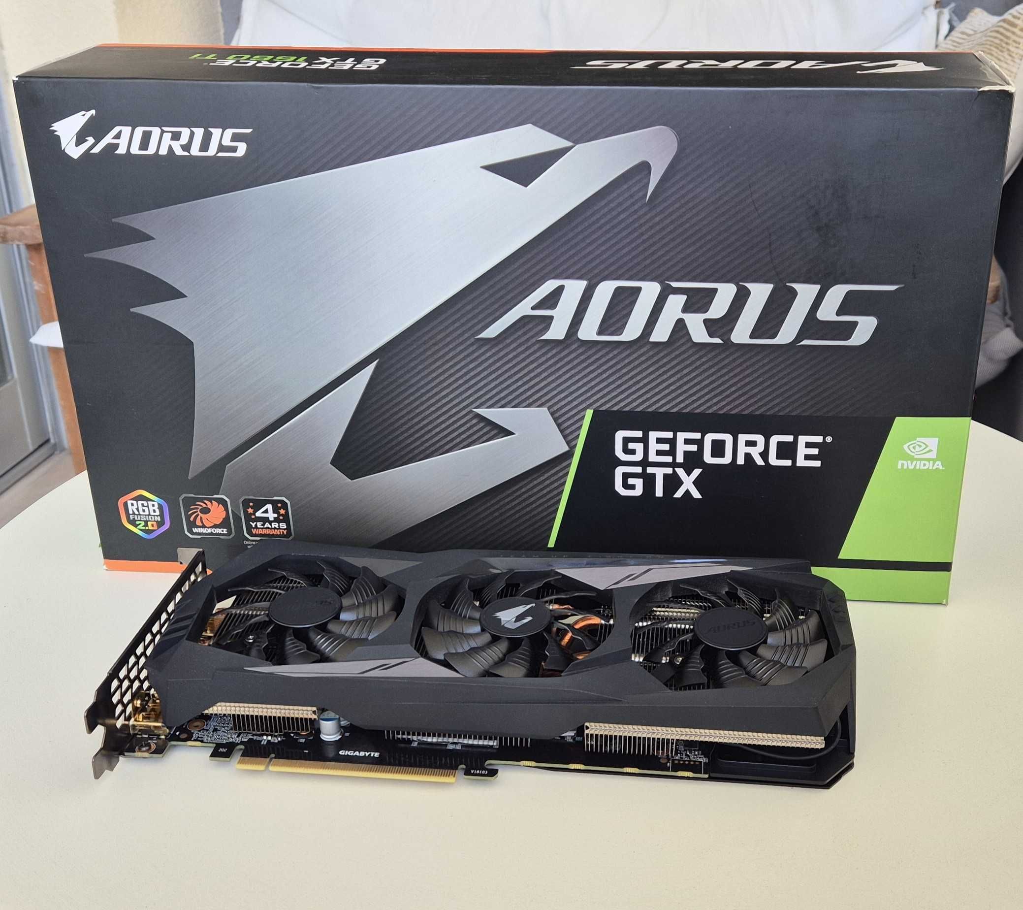 Placa Gráfica Gigabyte Aorus GeForce GTX 1660 Ti 6G
