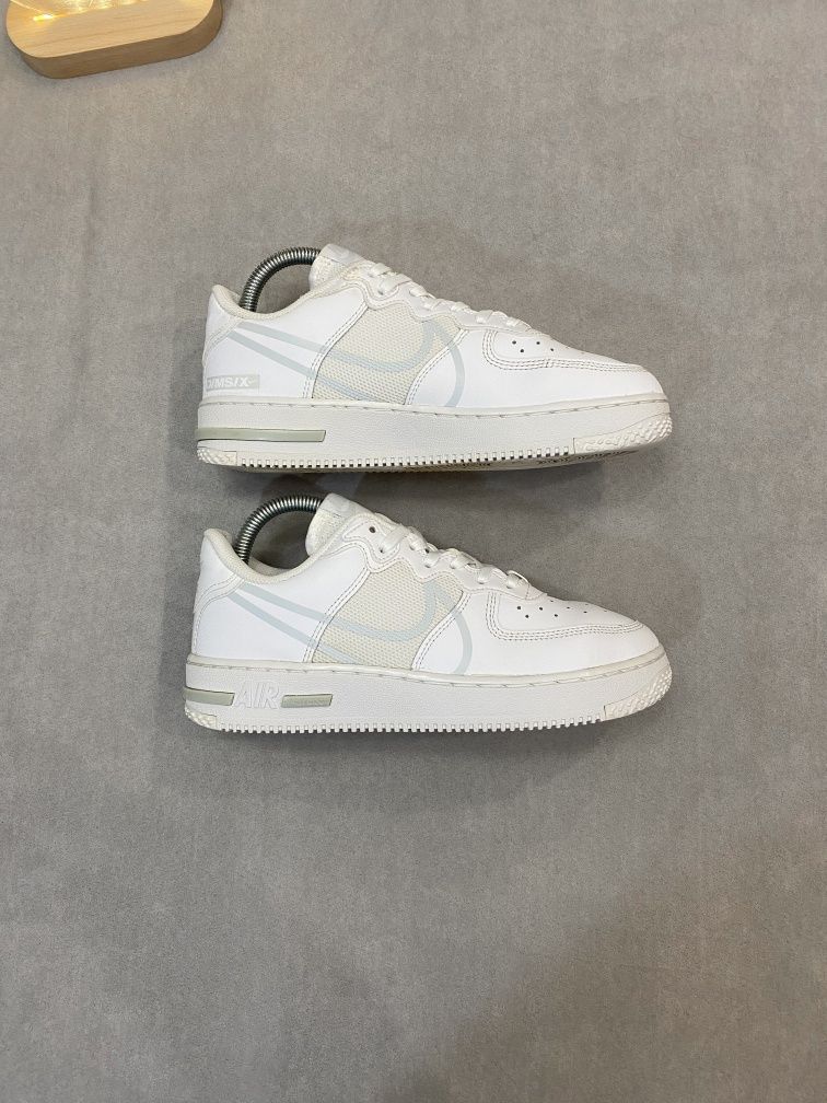 Кросівки Nike Air Force 1 Low React White Pure Platinum