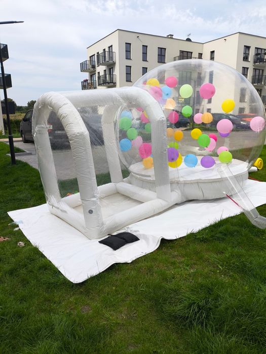 BUBBLE House Jump. Dmuchany Zamek. Biały Miś. Animacje