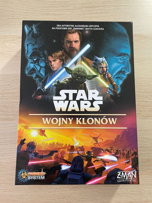 Star Wars Wojny Klonów gra planszowa - używana - stan bdb