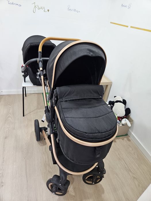 Carro de bebe completo como novo da yazoco