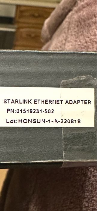 Адаптер  Starlink Ethernet Adapter