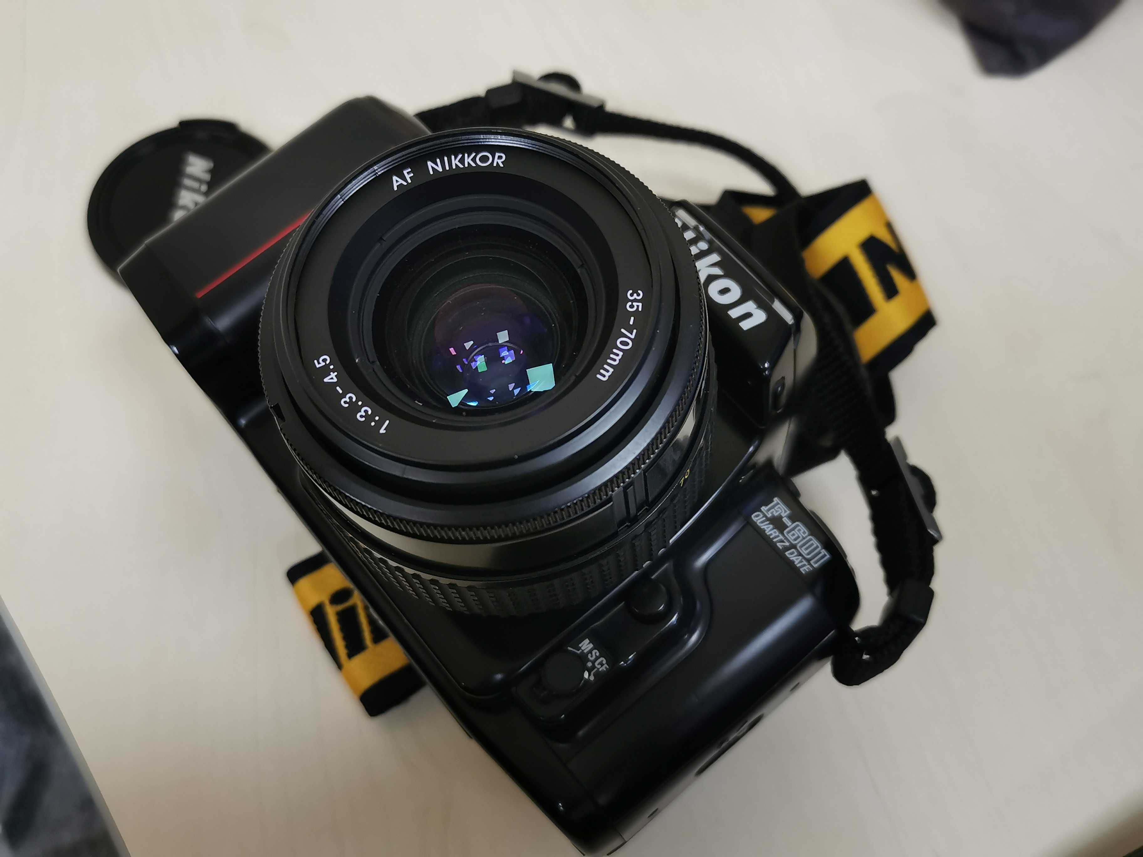 Пленочный фотоаппарат Nikon F-601 + Nikon 35-70 f/3.3-4.5