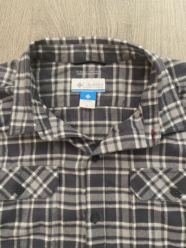 Columbia meska koszula flanelowa z dlugimi rekawami