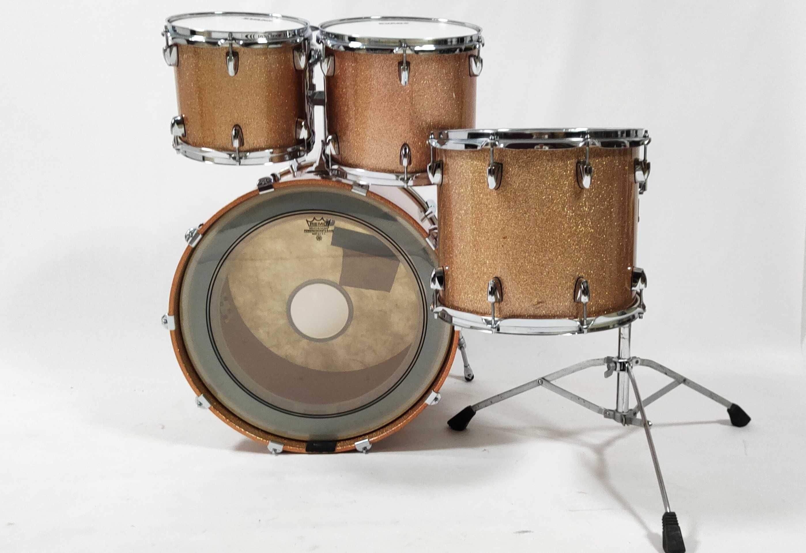 Yamaha Maple Custom Absolute Pink Champagne Sparkle 10,12,14,22"-Japan