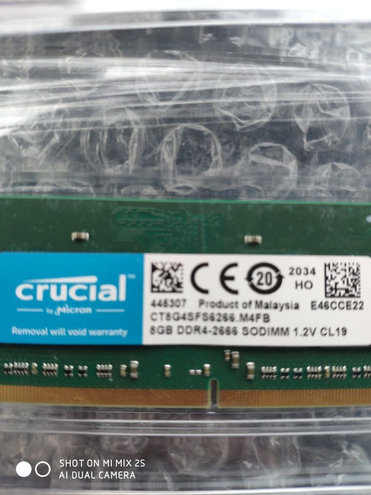 Crucial  16GB (8GB x2) SO-DIMM DDR4 memória RAM