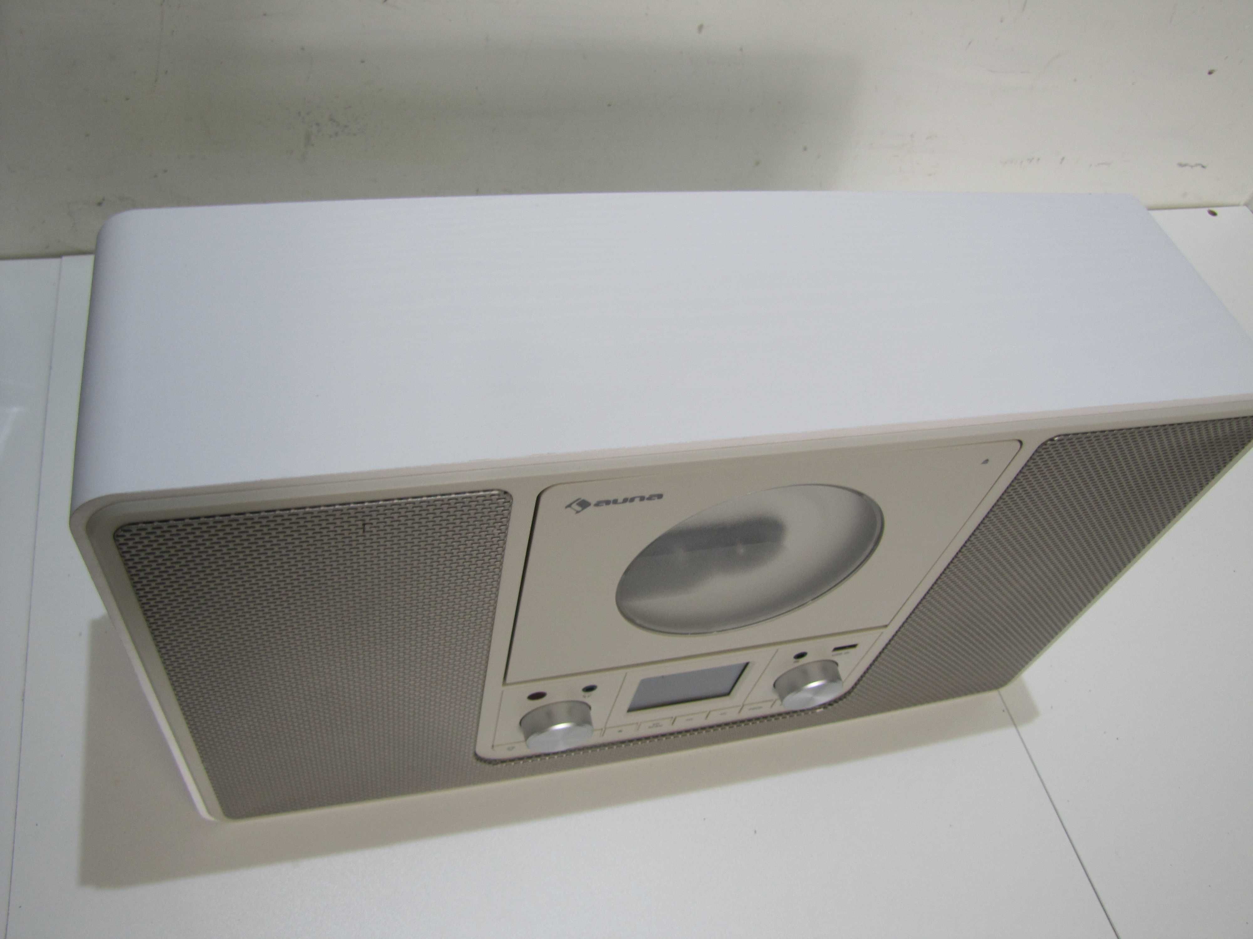 Radio cyfrowe w stylu retro CD Bluetooth DAB+ Auna Scala białe