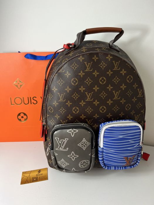 Duży plecak Louis Vuitton monogram canvas Premium LV szkolny podróżny