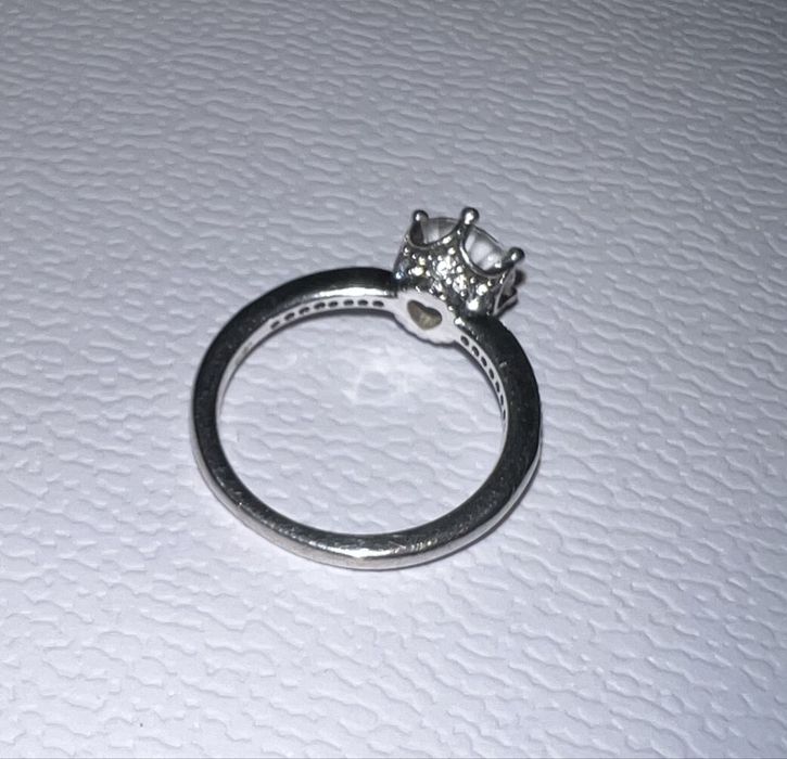 Anel Pandora Clear Sparkling Crown + Caixa Presente