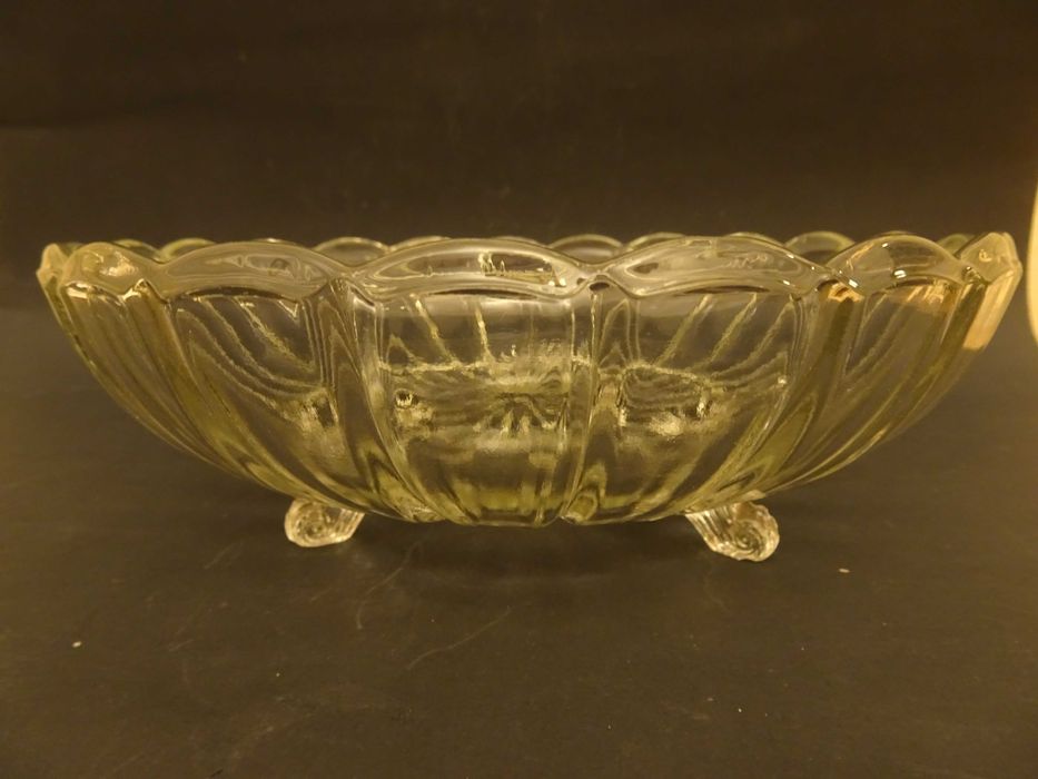 Ząbkowice, miska szklana, HSG Ząbkowice, PRL, Vintage, retro