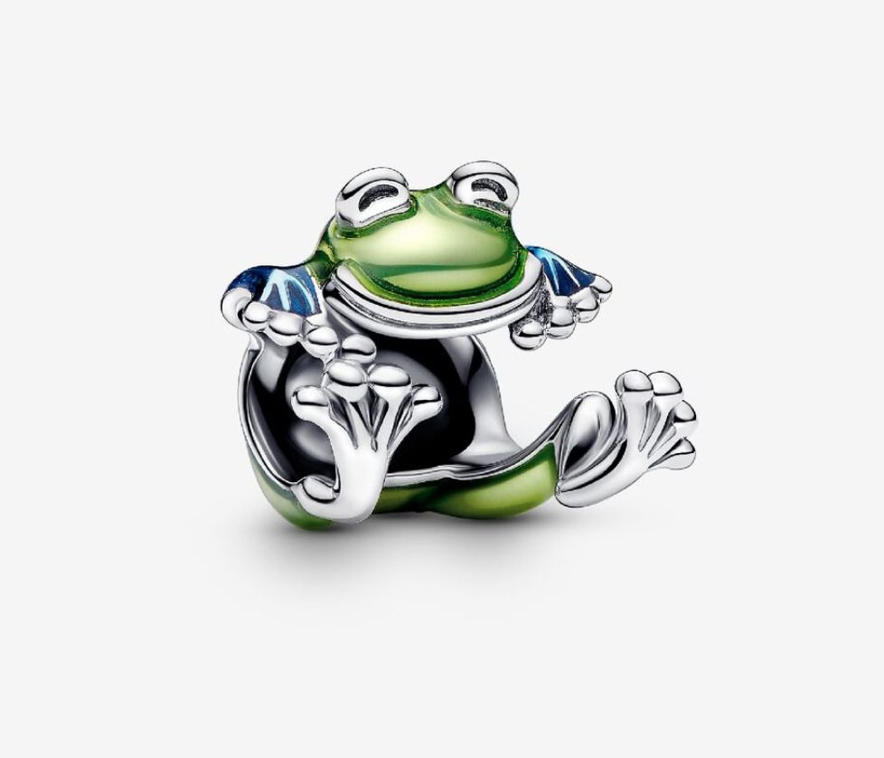 Pandora Charms Wspinająca się żaba Srebro