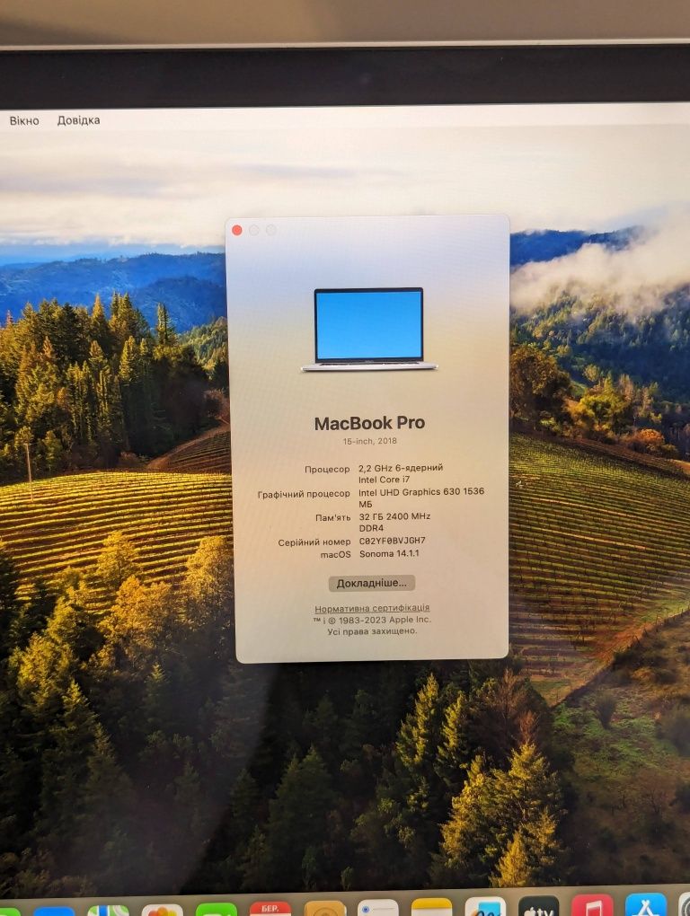 MacBook Pro 15 2018 32/512gb Radeon pro 555x 4gb