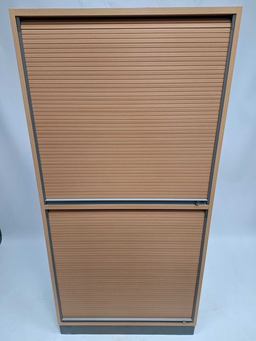 Szafa biurowa aktowa żaluzjowa Martela 4oh buk