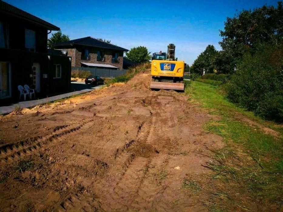 Prace ziemne koparką: wykopy, prace młotem i wynajem koparko-ładowarki