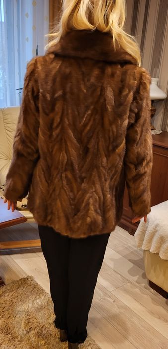 Futro kurtka z norek
