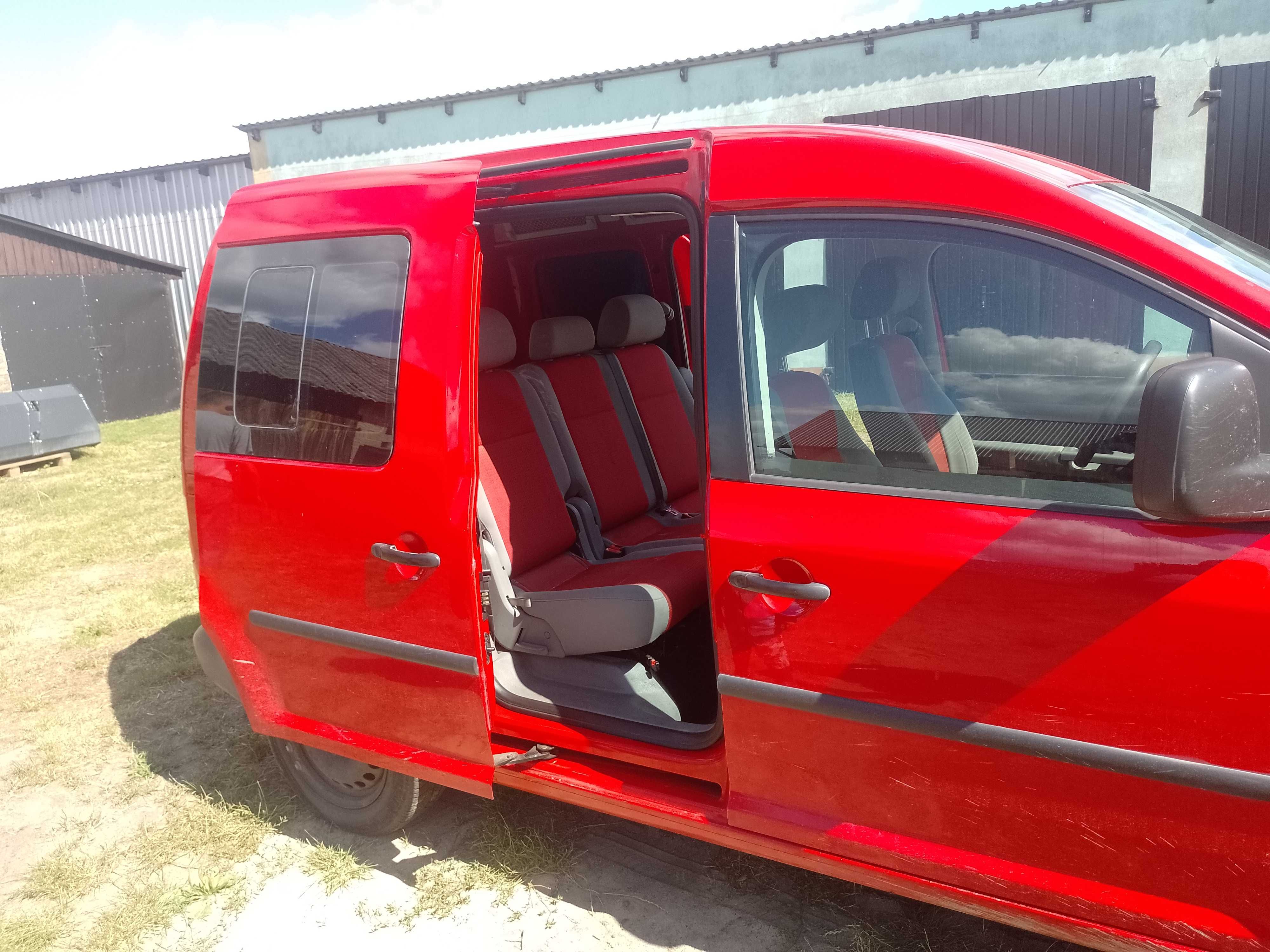 Sprzedam Volkswagen Caddy 1.4 16V EURO 4 benzyna -gaz z haki-em