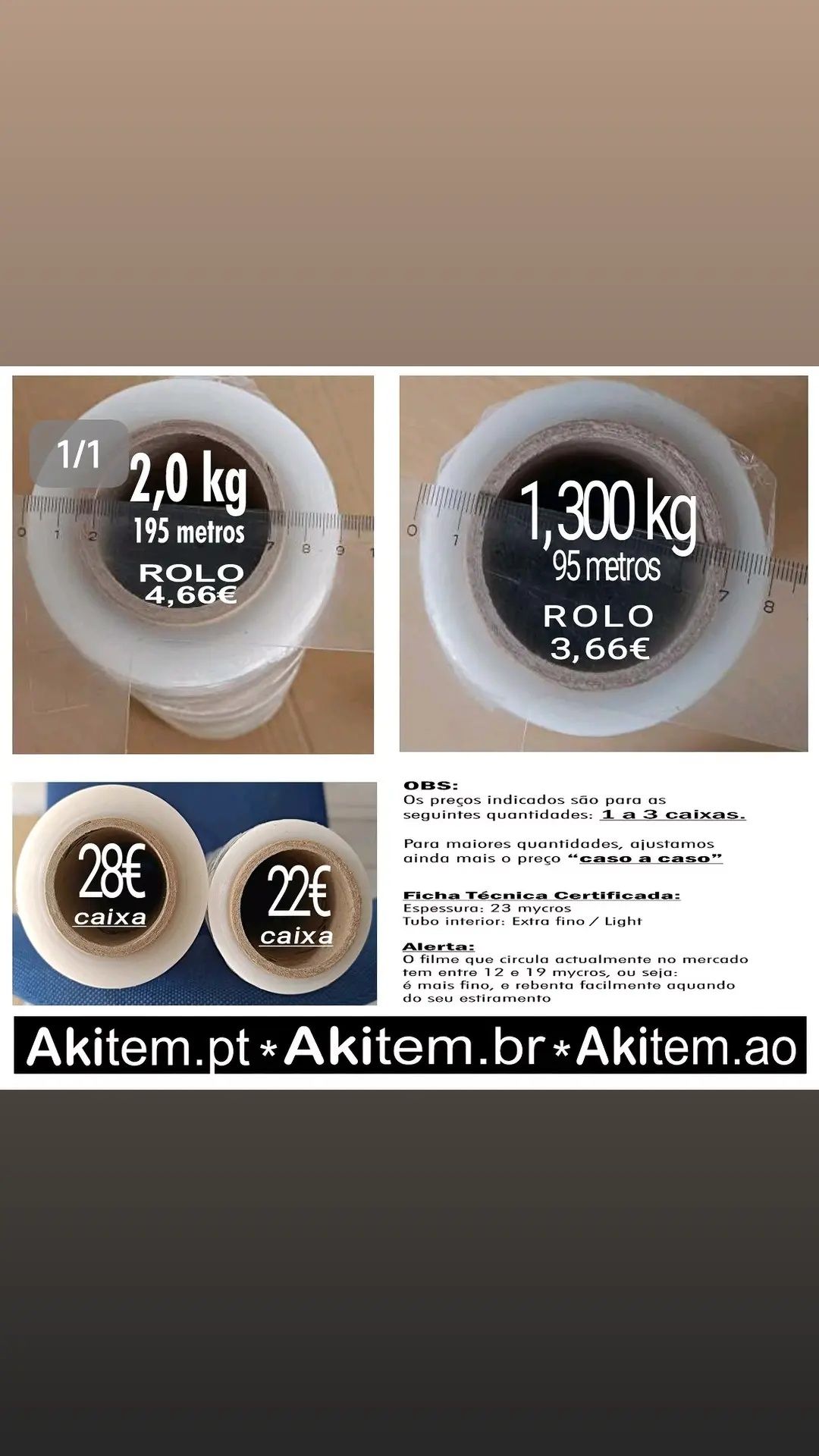 Material de embalagem para mudanças e transporte