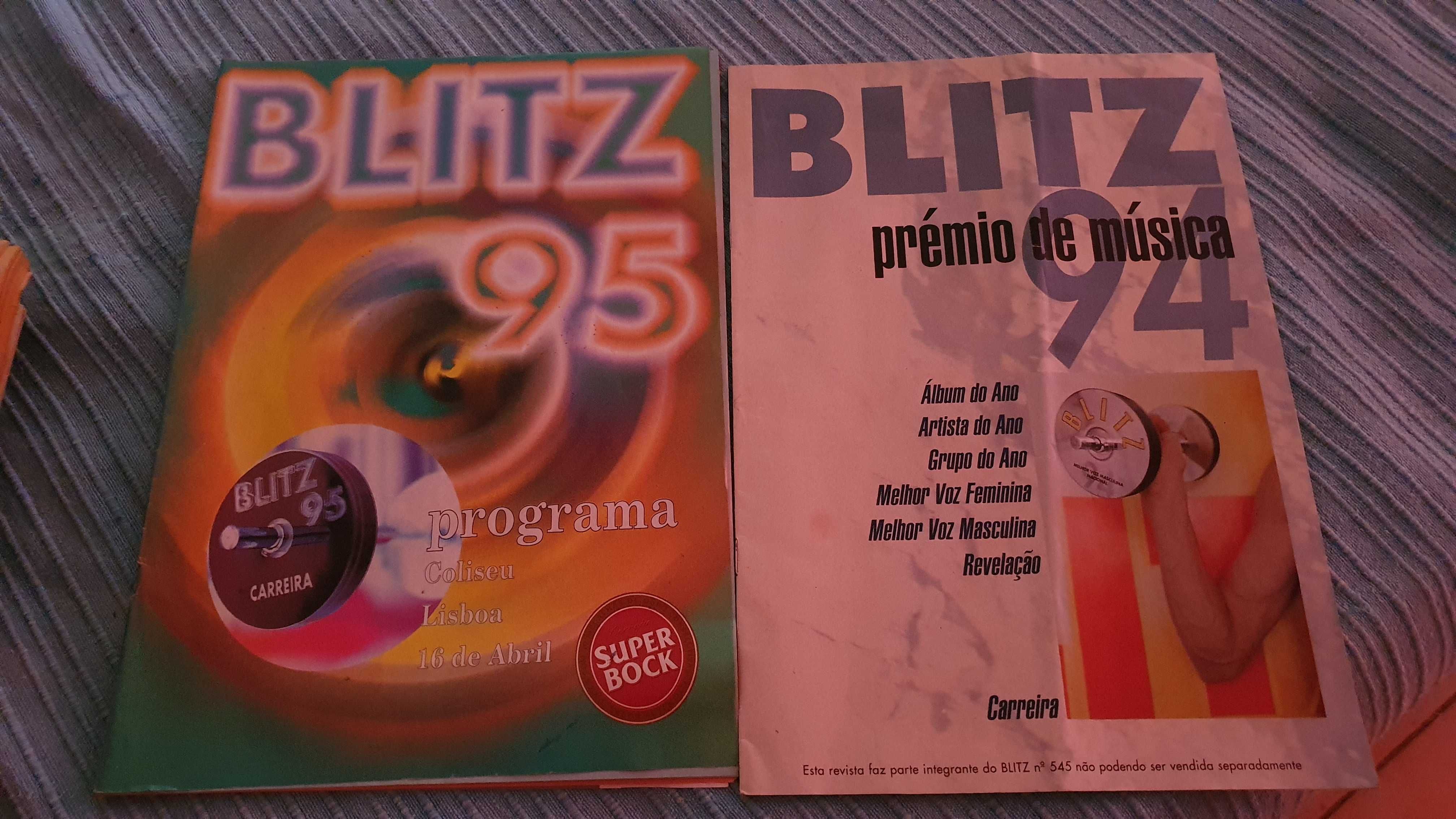 Revistas BILTZ 1994/1995 premios de musica