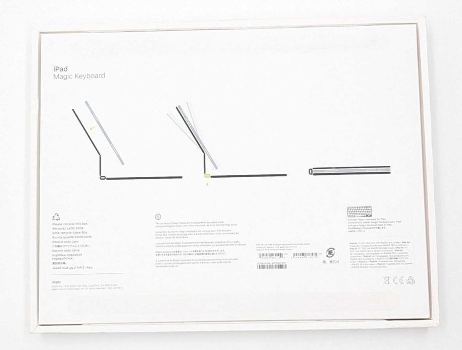 Klawiatura Apple Magic Keyboard 11'' iPad Air M3 M2 biała US/Jak NOWA
