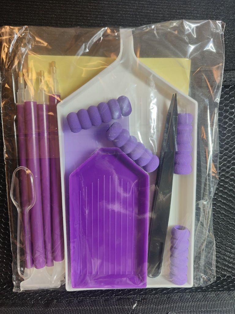 Akcesoria do haftu diamentowego etui walizka duży zestaw B146