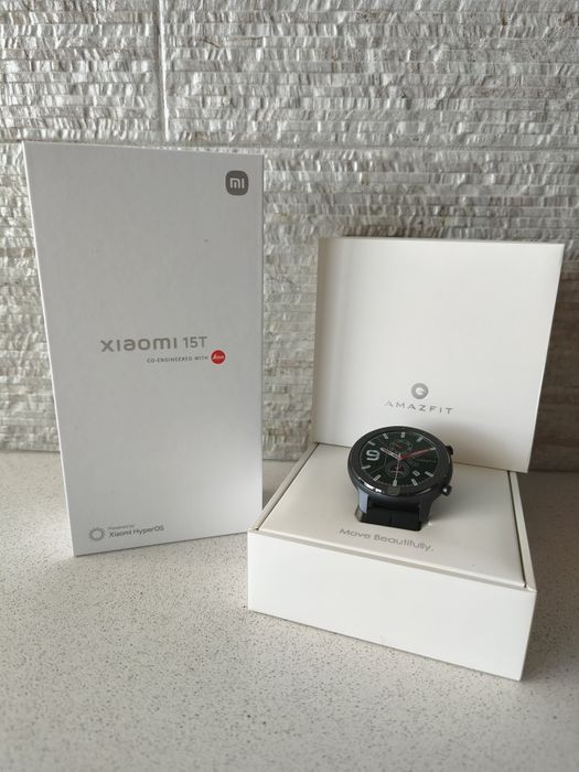 Xiaomi 15T 5G 256gb/12gb e Xiaomi Amazfit GTR 47mm