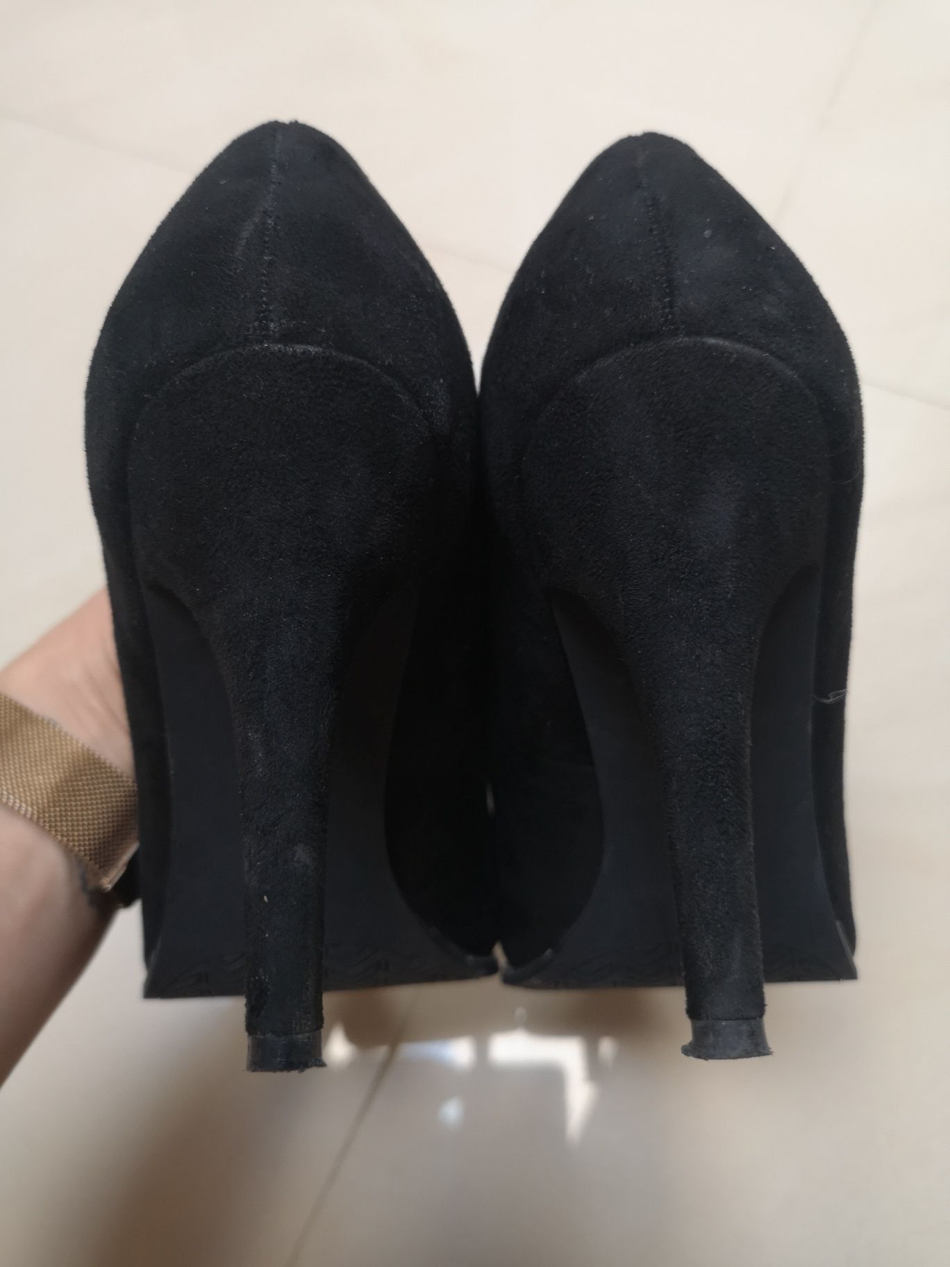 Szpilki czarne Graceland, buty, pantofle39