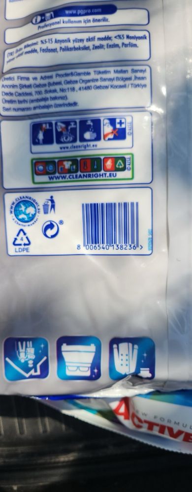 Оригінал! Пральний порошок Ariel Professional 15 кг Aqua Pudra