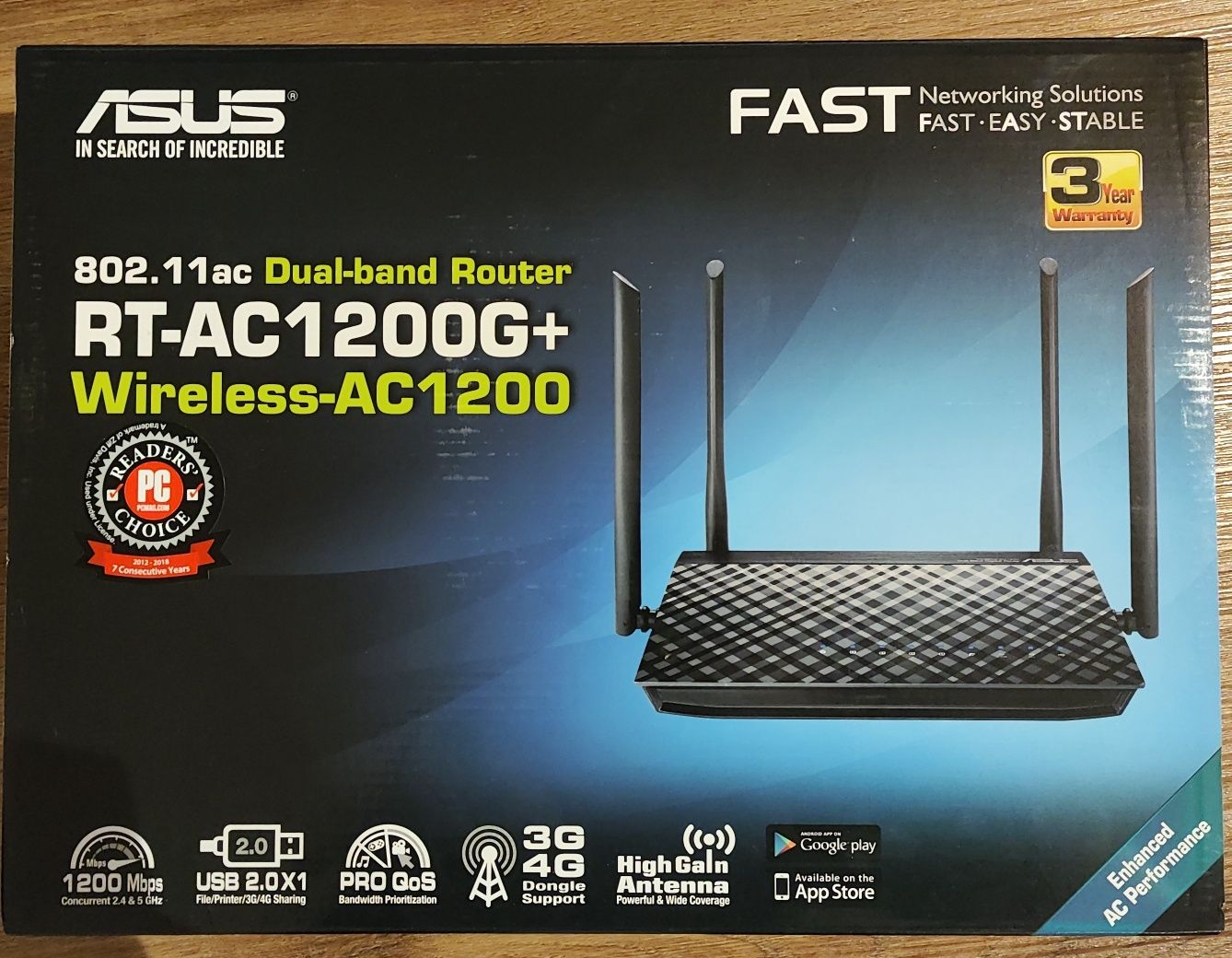 Router ASUS RT-AC 1200G+