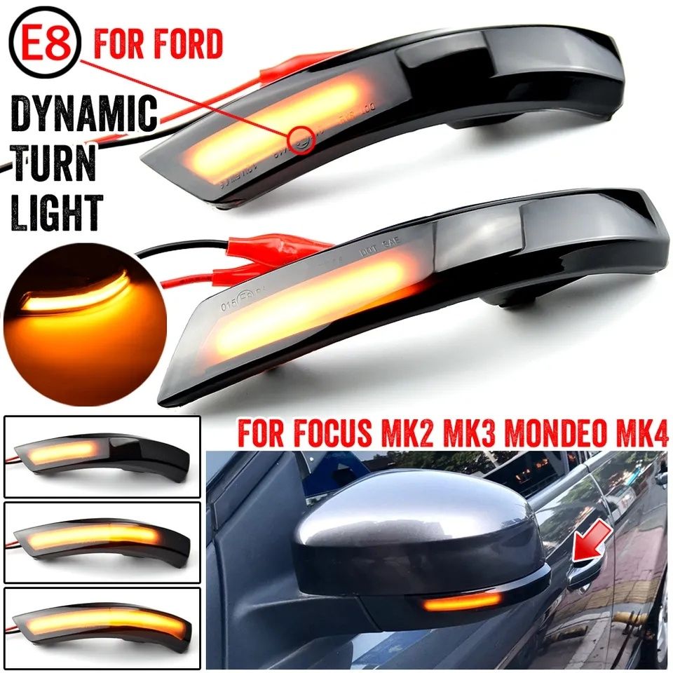 Динамічні повторювачі LED Ford Focus2/3 Mondeo4/5 Fusion C-Max Escape