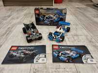 LEGO® Technic 42090 + 42091 Policjanci i złodzieje - stan jak nowe
