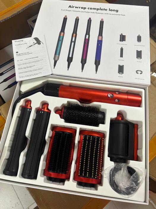 Стайлер дайсон 6в1,дешевий дайсон, фен з насадками, подарунок дівчині