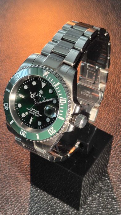 Zegarek nurkowy Esdin (Submariner homage, Miyota 2305)