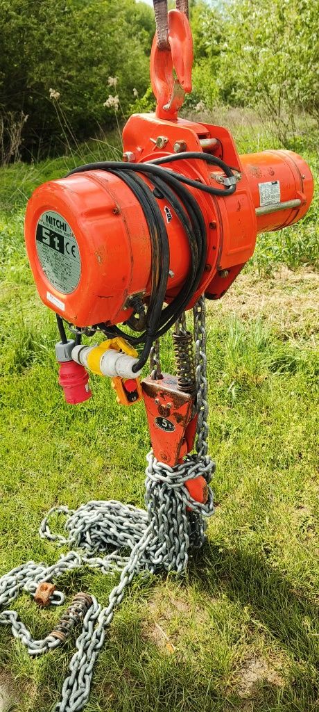 Wciągarka łańcuchowa japońska nitchi 5ton 400v