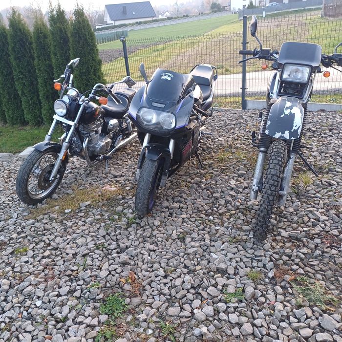 Stare motocykle suzuki honda yamaha kawasaki