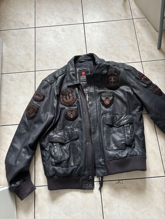Kurtka skórzana. Redskins