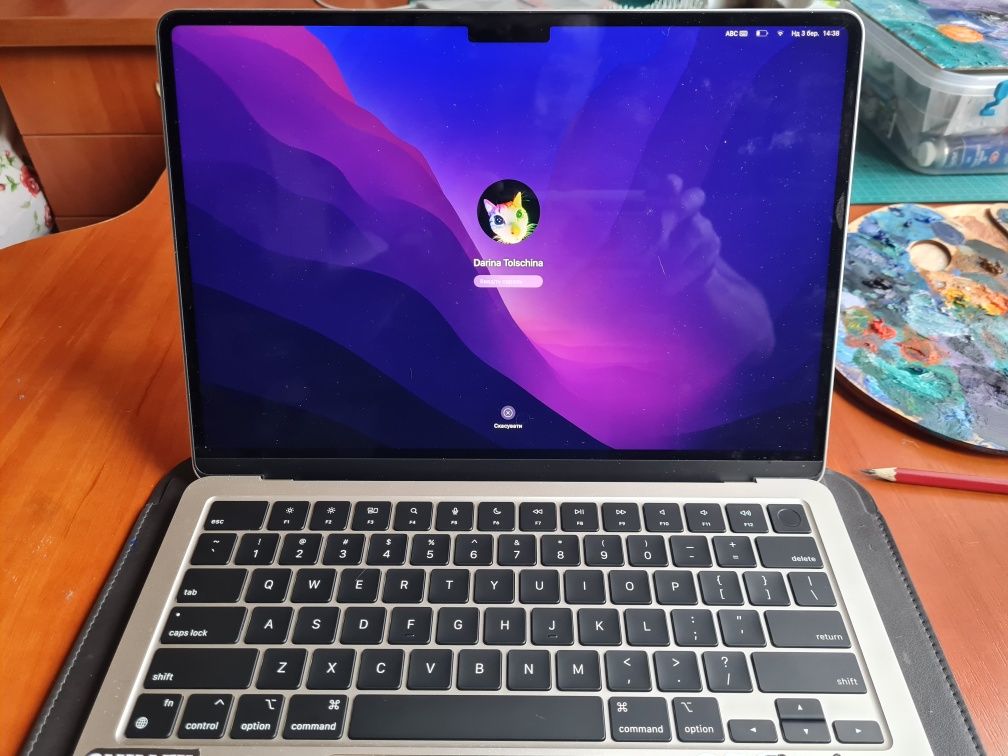 Ноутбук Apple MacBook Air 13.6'' M2 10-Core GPU 512Gb MLY23 Starlight
