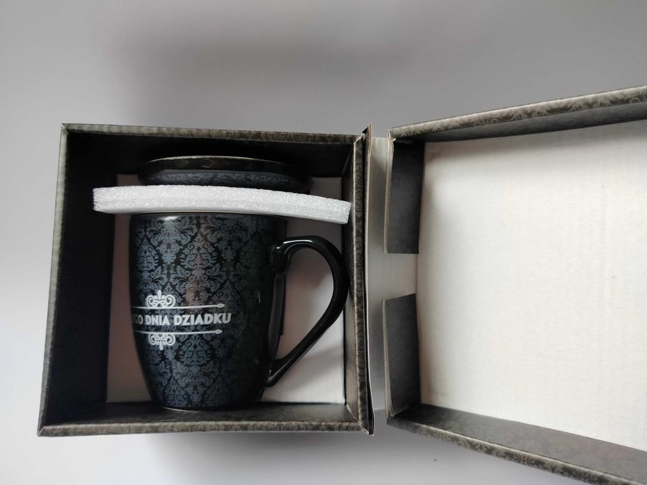 Kubek MCD Dzień Dziadka z zaparzaczem i pokrywką 300 ml