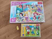 Puzzle Księżniczki Disneya 3+ z gratisami