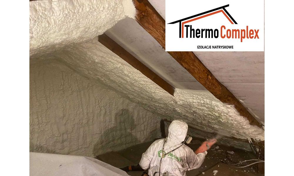 Izolacje natryskowe pianą pur, ocieplanie poddasza, stropów, piana PUR