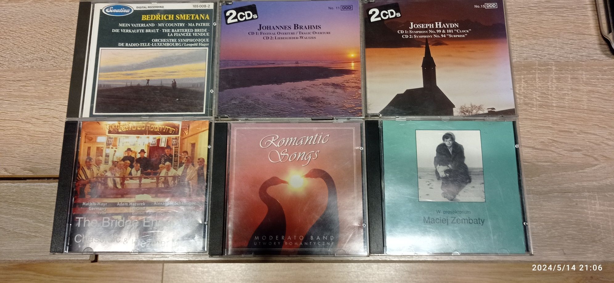 Tchaikovsky, Beethoven, Mozart, inne CD zestaw 12 płyt