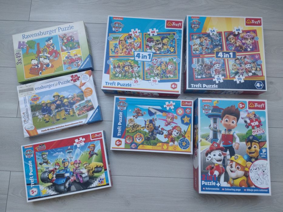 Puzzle, 7szt. Psi patrol