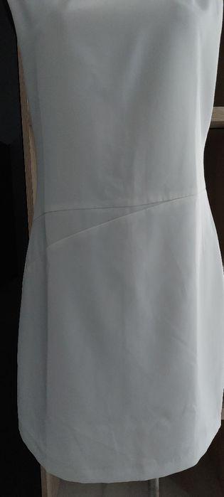 Elegancka Biała ołówkowa sukienka Rozm. 42