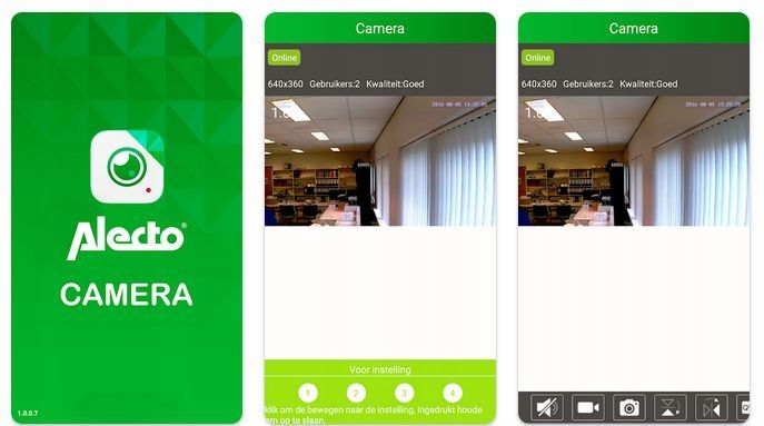 Niania Elektroniczna Alecto DVC-164 Kamera Wifi SD